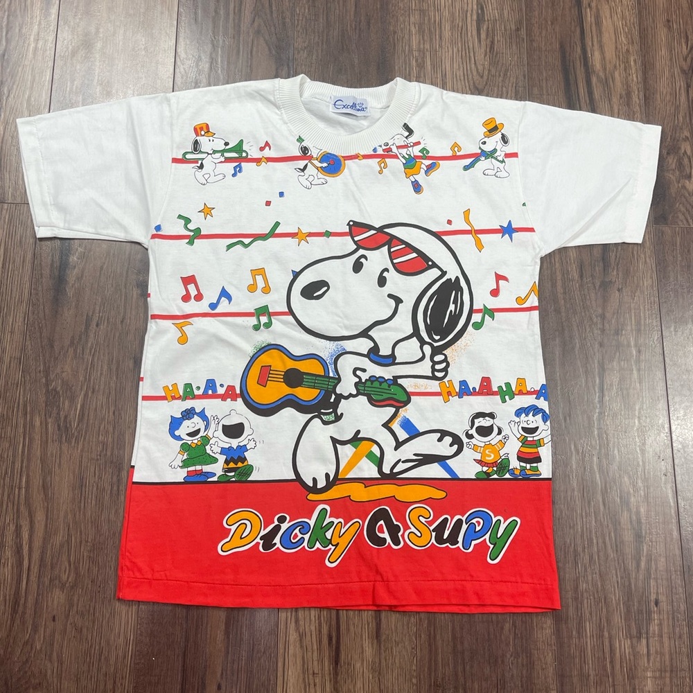 VINTAGE SNOOPY ALL OVER PRINT TEE